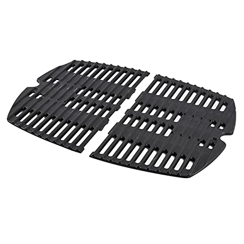 GGC Cooking Grates for Weber 7644 Q100, Q1000 Q1200, Q1400 Series Gas Grill (L 17" x W 12.7" x H 0.5")