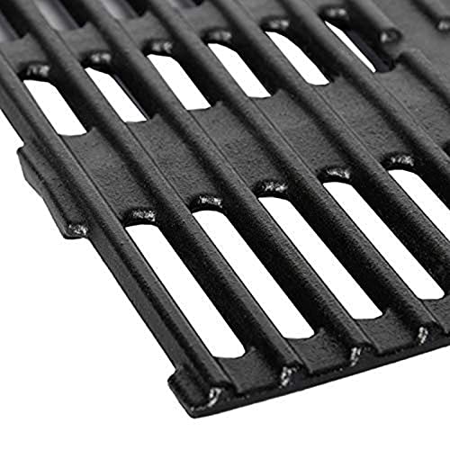 GGC Cooking Grates for Weber 7644 Q100, Q1000 Q1200, Q1400 Series Gas Grill (L 17" x W 12.7" x H 0.5")