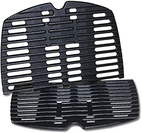 GGC Cooking Grates for Weber 7644 Q100, Q1000 Q1200, Q1400 Series Gas Grill (L 17" x W 12.7" x H 0.5")