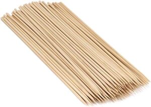 perfect stix wooden kabob stick skewers 12″ x 11/64″ ( pack of 100)