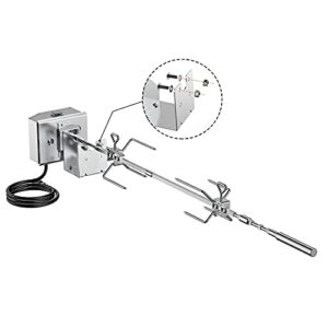 onlyfire Stainless Steel Rotisserie Kit Fits for Weber 7659 Spirit and Spirit II 200/300 Series Gas Grill