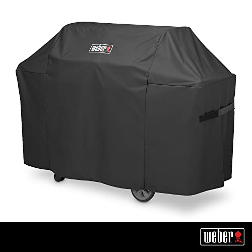 Weber Genesis II 400 Series Premium Grill Cover, Heavy Duty and Waterproof, Fits Grill Widths Up To 65 Inches