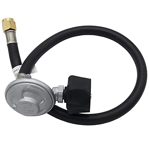 Supplying Demand 2 Foot Hose with Propane Regulator Assembly for BBQ Grills Gas Heaters