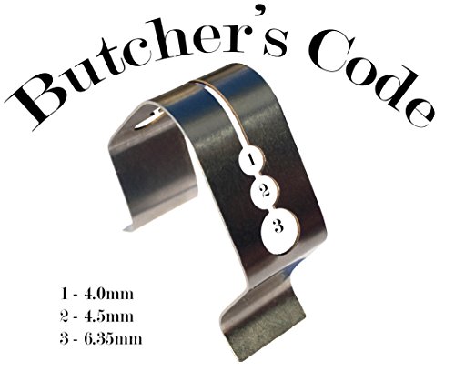Butchers Code - Universal 3 Hole - 3 Pack - A Style - Grill Probe Clip - for Ambient Temperature Readings (3)