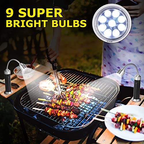 Barbecue Grill Light for Outdoor Grill,BBQ Grill Lights with Magnetic Base,Super-Bright LED,360 Degree Flexible Gooseneck, BBQ Grilling Accessories for Outdoor