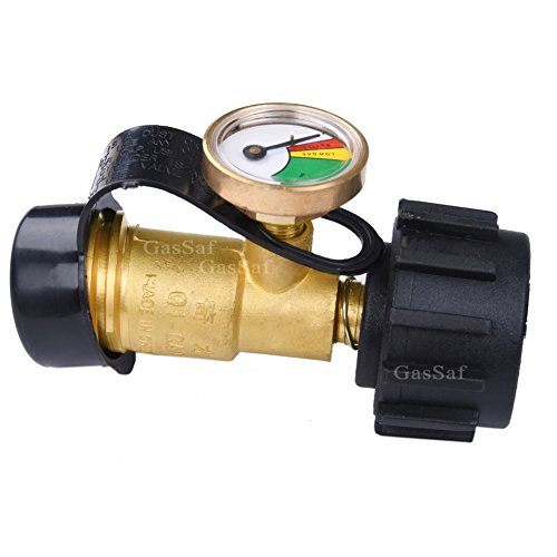 GasSaf Propane Tank Gas Gauge Leak Detector - Universal for QCC1 Type1 Propane Tank Gas Pressure Meter(2-PCS)