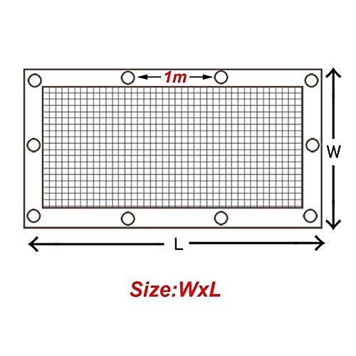 ALBN Balcony Privacy Screen, Blocking The Line of Sight Windshield UV Stable Garden Patio Fence HDPE, 51 Sizes (Color : Beige, Size : 120x300cm)