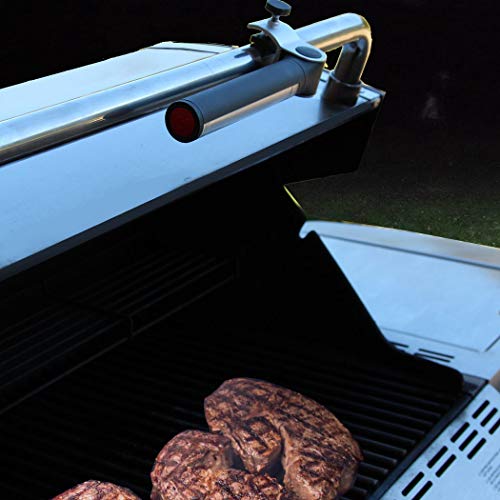 Barbecue Grill Light BBQ Grill Light- Battery Operated Led BBQ Light Aluminum Clamp Barbeque Grill Light - Cooking Light for Outdoor Grilling One of The Best Grill Accessories - BBQ Lights