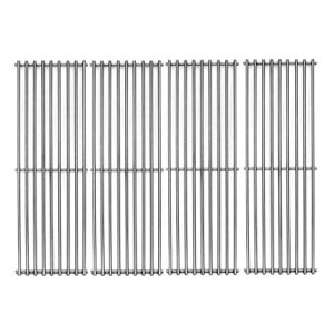 votenli s6505a (4-pack) 19 3/4″ stainless steel cooking grid grates replacement for chargriller 2121, 2123, 2222, 2828, 3001, 3030, 3725, 4000, 5050, 5252 set of 4