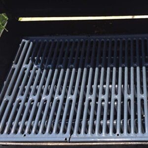 SHINESTAR Porcelain-Enameled Grates Replacement for Weber Genesis Silver A, Spirit E-210, Spirit 500, Spirit 200 Series(Side-Mounted Control), 15 x 11.3 Inch