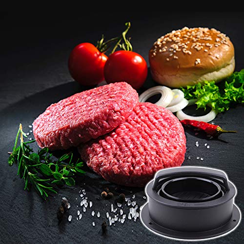 Hamburger Press, Hamburger Press Patty Maker, 3 in 1 Stuffed Burger Press Patty Maker, Patty Press for Stuffed Burgers, Sliders, Beef Burger, Non Stick Kitchen Barbecue Tool Grilling Accessories