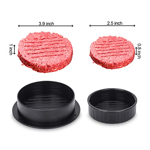 Hamburger Press, Hamburger Press Patty Maker, 3 in 1 Stuffed Burger Press Patty Maker, Patty Press for Stuffed Burgers, Sliders, Beef Burger, Non Stick Kitchen Barbecue Tool Grilling Accessories