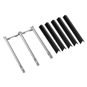 grilling corner grill parts for spirit 300 series,spirit e310 s310 e320 s320 e330 s330 sp-330 replacement parts 7636 69787, stainless steel burner and porcelain flavorizer bars