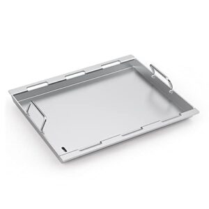 stanbroil stainless steel griddle universal grill griddle for weber spirit 200 series, spirit ii & ii lx 200 series gas grills, replacement parts for weber spirit s-210 e-210 e-220