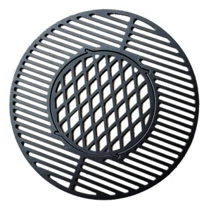 votenli c883e cast iron cooking grid grates replacement for weber 22.5 inches one-touch silver, bar-b-kettle, master-touch and one-touch