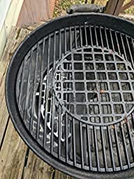 Votenli C883E Cast Iron Cooking Grid Grates Replacement for Weber 22.5 inches One-Touch Silver, Bar-B-Kettle, Master-Touch and One-Touch