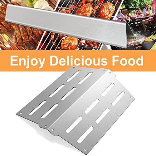 Stainless Steel Flavorizer Bars & Heat Deflector Gas Grill Replacement Parts for Weber Genesis 300 Series E310 E320 E330 S310 S320 S330 E-310 E-320 S-310 S-320 E/S-330 EP/CEP-310 EP/CEP-320 EP/CEP-330