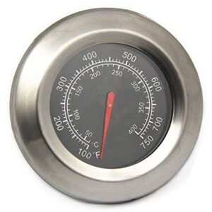 3” barbecue grill temperature gauge thermometer replacement for master forge gril bg179a, mfa350cnp, mfa350bnp, gas grill heat indicator for bhg grill, uniflame, dyna-glo, stok, backyard grill grills