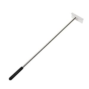 oligai charcoal rake for grill,ash rake for kamado joe and other charcoal grills,big green egg accessories,32″ inch stainless steel ash poker cleaning tool,tool to push the charcoal fire in the oven