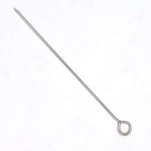 alele 30 pcs 8 inches poultry lacers, turkey pins stainless steel skewers for trussing turkey and poultry