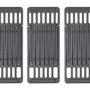 Dongftai PCBZ0A (3-Pack) 6 1/4 inch wide Adjustable Cast Iron Cooking Grate Replacement for BBQ Grills Gas Eletric Grills, Universal Cooking Grids Extend from 14" up to 20" L