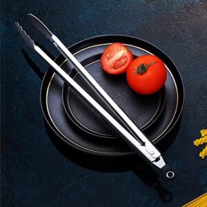 Great American Griller Extra Long-Handled Stainless Steel Tongs for Grilling and Kitchen Use | Strong Grip for Massive Meat, Dishwasher Safe, Metal Tongs Kitchen | Cooking Tongs Set of 2