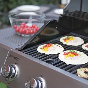 Royal Gourmet US-SG6002R 6 BBQ Liquid Propane Grill with Sear and Side Burners, 71,000 BTU Cabinet Style Stainless Steel Gas Griller, Silver
