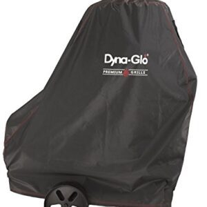 Dyna-Glo DG1382CSC Vertical Offset Charcoal Smoker Grill Cover, Fits Size Up to: 45.5in W x 18.5in D x 48.9in H, Black