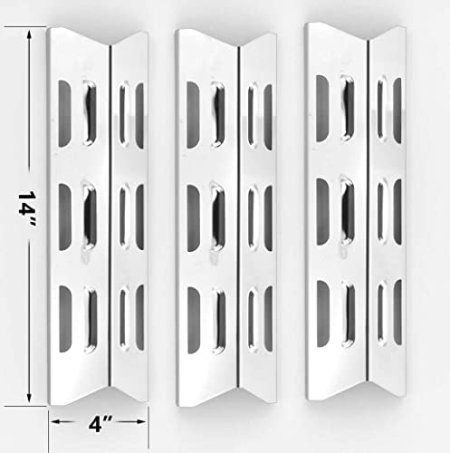 3 Pack Replacement Stainless Steel Heat Plate for BBQTEK GSF2616AC, GSF3016E, SSS3416TB, SSS3416TC, Bond GSF2616AC Gas Grill Models