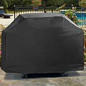 Mr. BBQ Platinum Prestige Large Grill Cover - Helps Prevent Cracking and Rusting - Waterproof Material - UV Protection - Snow and Rain Protection - Heat and Flame Resistant-59"x19"x42"