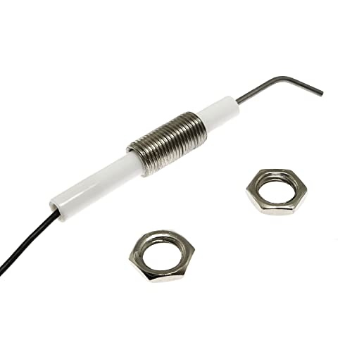 Maxmoral Universal Ceramic Electrode Ignition Spark Plug Wire, Ignitor Wire and Ceramic Electrode Assembly, Gas Burner Ceramic Spark Plug Ignition Electrode Replacement, Electronic Device