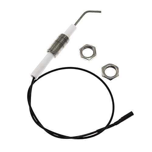 Maxmoral Universal Ceramic Electrode Ignition Spark Plug Wire, Ignitor Wire and Ceramic Electrode Assembly, Gas Burner Ceramic Spark Plug Ignition Electrode Replacement, Electronic Device