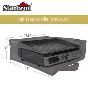 Stanbroil Carry Bag for 17 Inch Blackstone Tabletop Griddle Without Metal Hood, Black