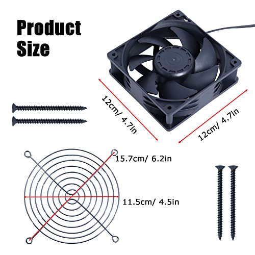 9904190040 Digital Fan Kit Compatible with Masterbuilt MB20040220 MB20041220 Charcoal Grill, Gravity Series 560 800 1050 Digital Charcoal Grill and Smoker Accessories