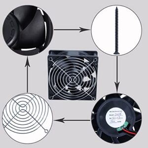 9904190040 Digital Fan Kit Compatible with Masterbuilt MB20040220 MB20041220 Charcoal Grill, Gravity Series 560 800 1050 Digital Charcoal Grill and Smoker Accessories