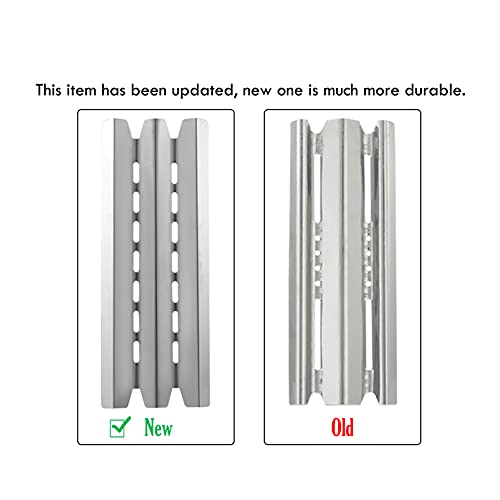 YIHAM KS741 Grill Parts for Broil King Baron 9221-64 9215-54 320 420 440 Huntington Rebel 6123-64 6120-64 6023-89 6139-84 6825-84 6020-54/64 Broil-Mate 15 7/8 inch Heat Shield Plate Replacement