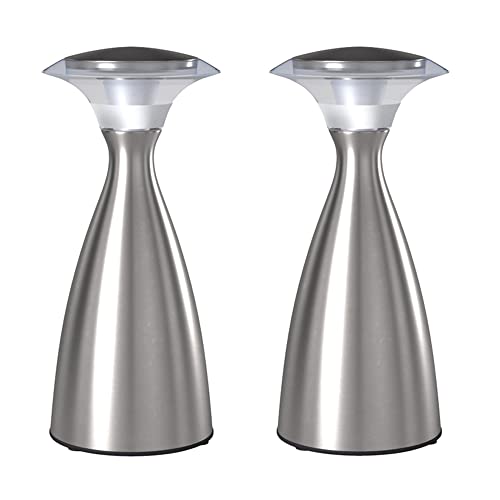 LIGHT IT! by Fulcrum, 24415-130 Lanterna Lux, Satin Nickel, 2 Pack