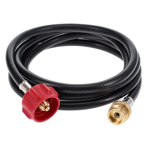 GasOne 9 ft Propane Hose 1lb to 20lb Adapter Hose -16.4 oz to 20 lb Propane Tank Adapter Hose QCC1/ Type 1