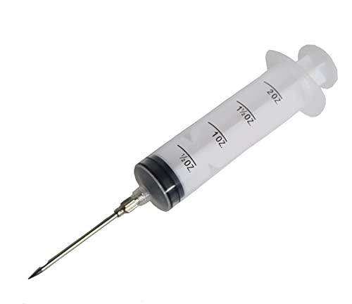 Mirro Flavor Injector Syringe, 2 Oz, White