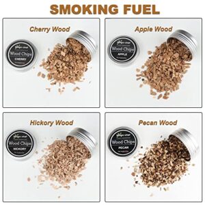 Cocktail Smoker Kit with Torch and Wood Chips-Old Fashioned Chimney Drink Smoker for Cocktails,Whiskey & Bourbon,Ideal Gifts for Men,Boyfriend,Husband,Dad (No Butane) (smoker kit with torch)