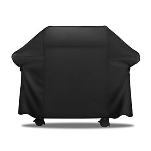 anyweather outdoor waterproof, bbq, smoker, gas and charcoal heavy duty grill covers awpc09 black