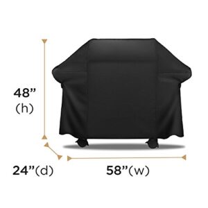 AnyWeather Outdoor Waterproof, BBQ, Smoker, Gas and Charcoal Heavy Duty Grill Covers AWPC09 Black