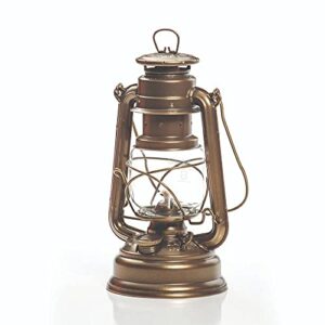 feuerhand outdoor kerosene fuel lantern, baby special 276 galvanized hurricane lamp for camping or patio, 10 inches, bronze