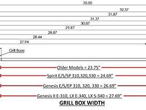 OneGrill 3WSS40 Stainless Steel Grill Rotisserie (Compatible with All Weber 300 Series 3 Burner Genesis/Genesis II/Spirit/Spirit II) W/ 13 Watt Electric Motor; 3/8 Inch Square Spit Rod.