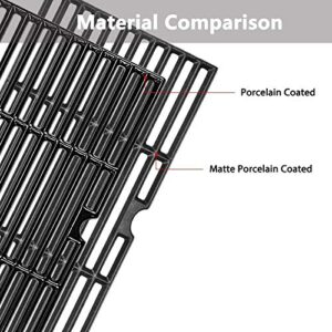 BBQMall Uniflasy Grill Parts Kit for Charbroil 463436215, 463436213, 463436214, 467300115, G432-001N-W1 G432-Y700-W1 G432-0096-W1 Grill Burner Tube Heat Plate Tent Cooking Grate Crossover Ignitior