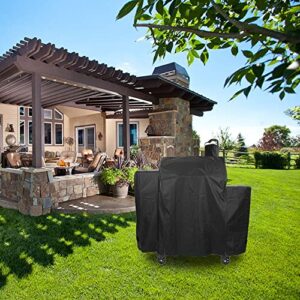 ZJYWSCH Grill Cover for Pit Boss Platinum Laredo 1000 Wood Pellet Grill and Smoker Outdoor Waterproof Pit Boss Laredo 1000 Grill Cover PB1000PL 600D Heavy Duty