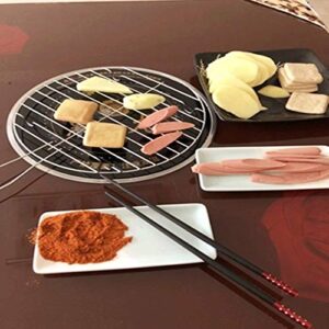 n/a Household Simple Barbecue Stainless Steel Grilled Net Pot Rack Barbecue Tools Korean Style Electric Oven Smokeless Healthy Grill