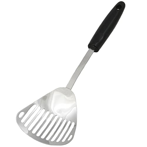 Chef Craft Select Slotted Sturdy Skimmer, 13 inch, Stainless Steel