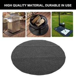 Grill Mat,BBQ Grill Mat,36inch Round Shape Barbecue Mat,Oil Resistant BBQ Floor Protective Mat,for Home Party Use for Under BBQ, Absorbent Oil Pad Protector, Grill Mat,BBQ Grill Mat,36inch Round