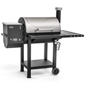 asmoke pellet grill, 700 sq in wood pellet smoker grill combo for outdoor cooking, 8 in 1 portable outdoor grills & smokers with auto temperature control, include 3 bbq grill accessories